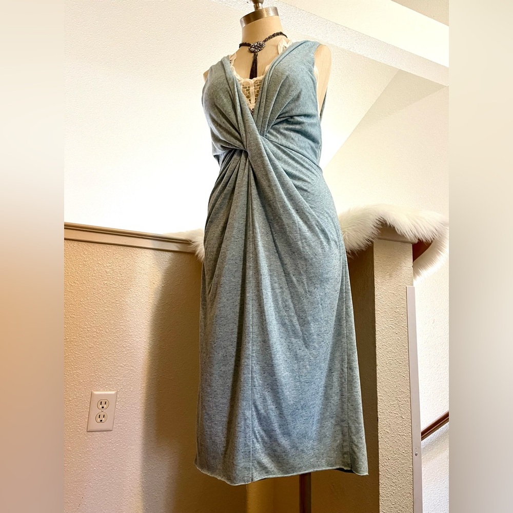 EUC S Blue Free People Beach Cover Up Dress
